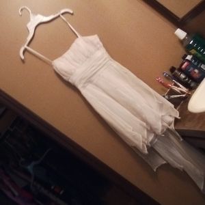 White gown with train